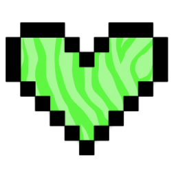 Green Pixel Heart