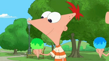 Phineas and Ferb Ice Cream GIF