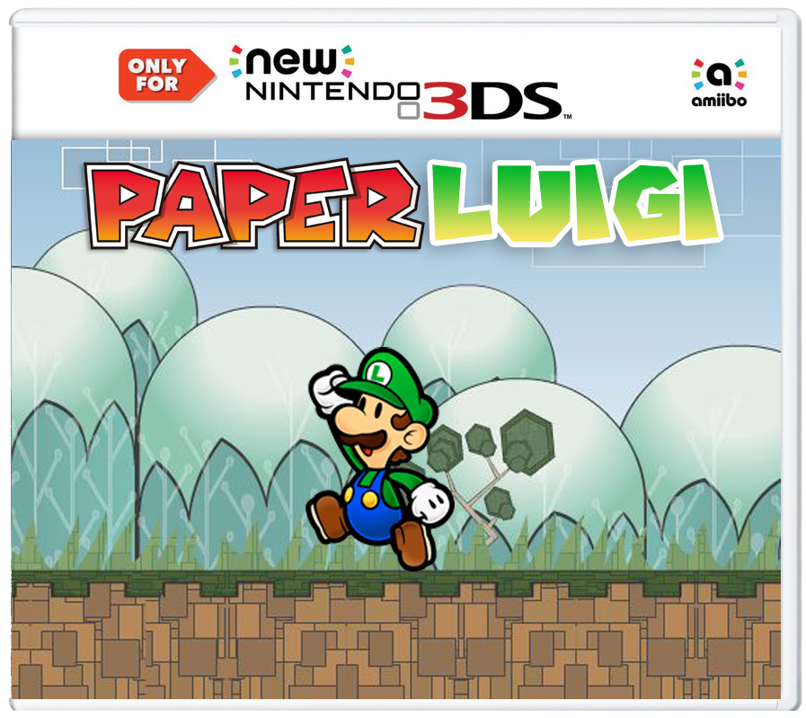 Paper Luigi - Nintendo Mashup Games