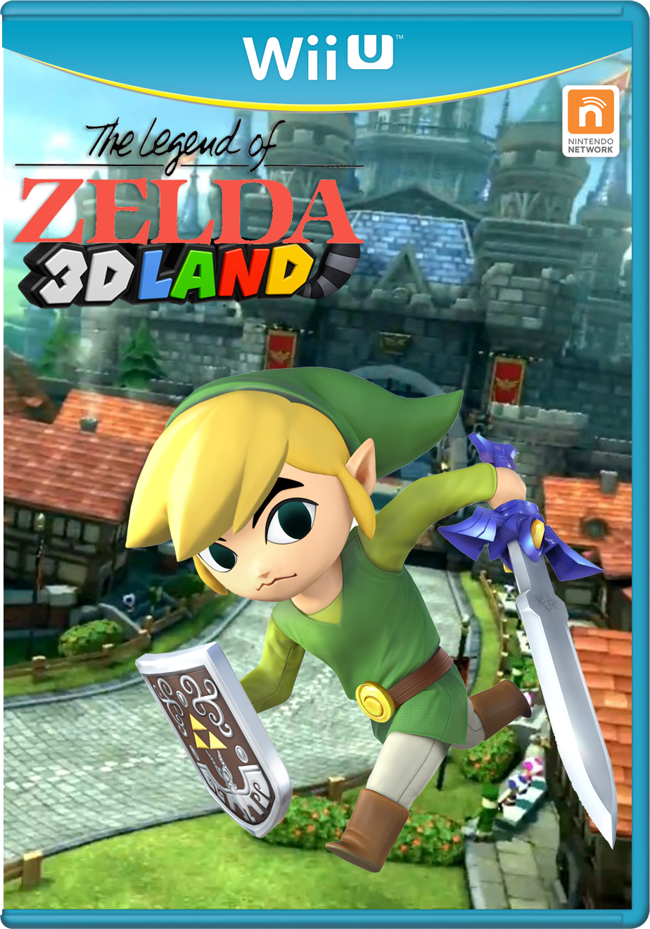 Legend of Zelda 3D Land - Nintendo Mashup Games