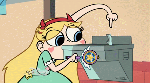 Star vs. the Forces of Evil - Star Butterfly - Water Fountain GIF