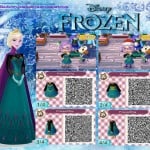 Animal Crossing Frozen Elsa Coronation Dress QR Code
