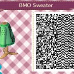 BMO Sweater Animal Crossing QR Code