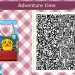 Finn and Jake Standee Animal Crossing QR Code