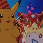 Pikachu Wearing a Party Hat