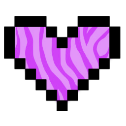 Purple Pixel Heart