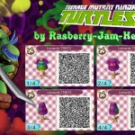 TMNT Animal Crossing QR Codes