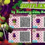 TMNT Animal Crossing QR Codes