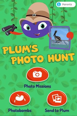 Plum's Photo Hunt App - PBS Kids