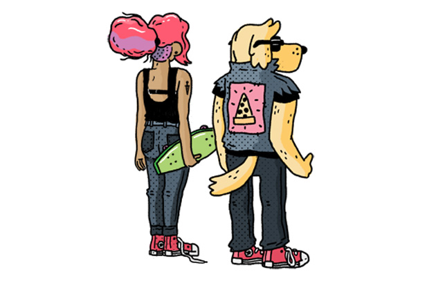 Teen Dog and Mari