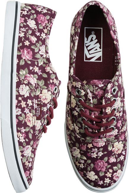 Floral Vans Sneakers
