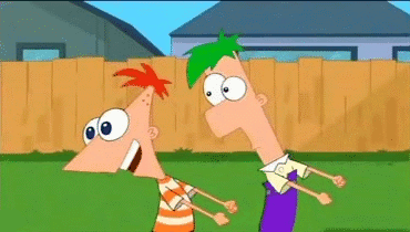 Phineas and Ferb Dancing GIF