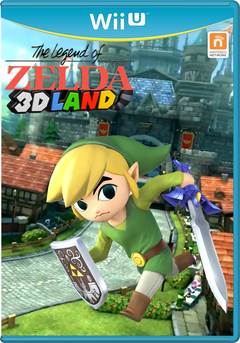 Legend of Zelda 3D Land - Nintendo Mashup Games