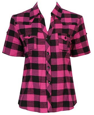 Pink and Black Flannel