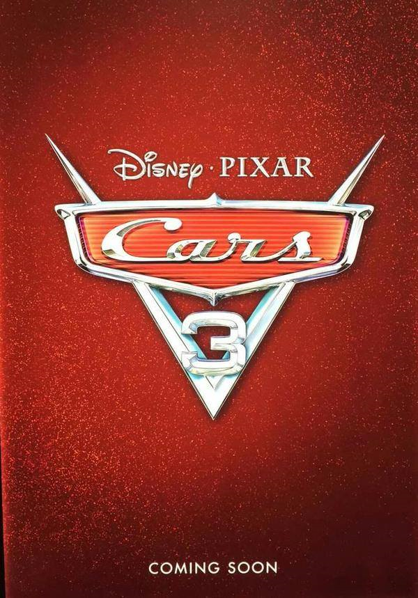 Cars 3 Poster - Disney/Pixar