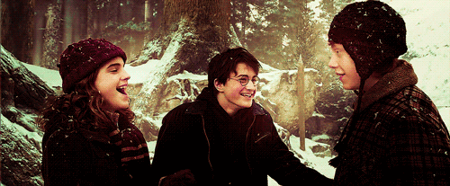 Harry, Ron, and Hermione - Harry Potter - Fictional Friendship Goals