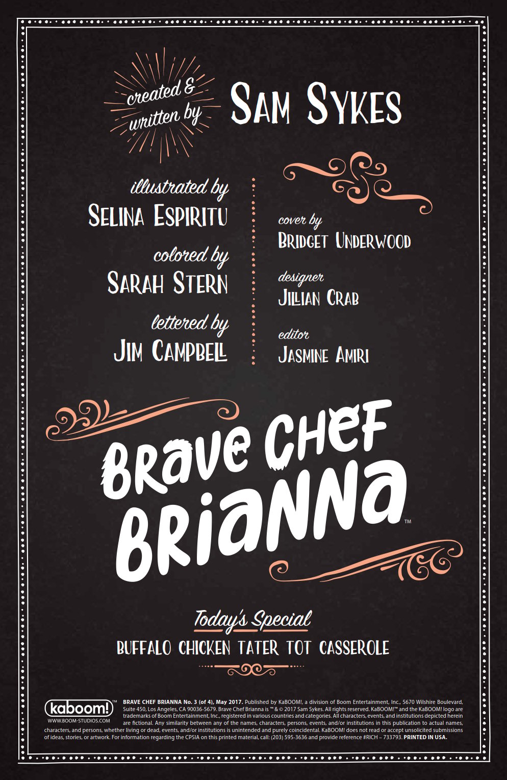 Brave Chef Brianna #2 - BOOM! Studios