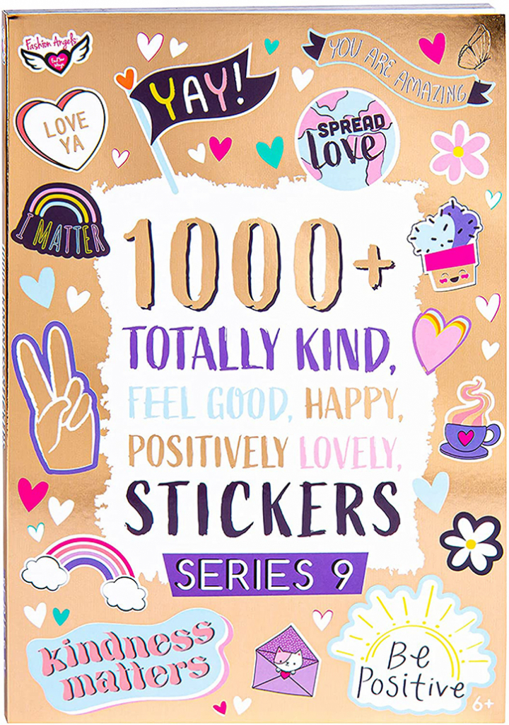 Product photo of the 1000+ Totally Kind, Feel Good, Happy, Positively Lovely Sticker book from Fashion Angels