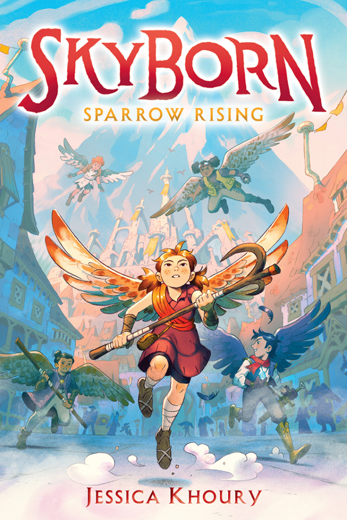 Book cover for Skyborn: Sparrow Rising