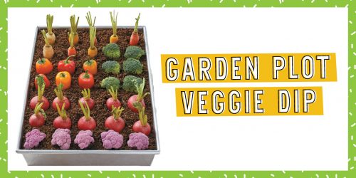 This Garden Plot Veggie Dip is the Perfect Earth Day Treat