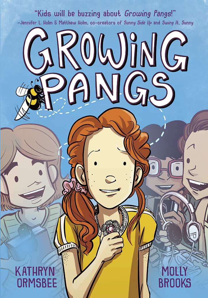 Book Cover for Growing Pangs by Kathryn Ormsbee and Molly Brooks