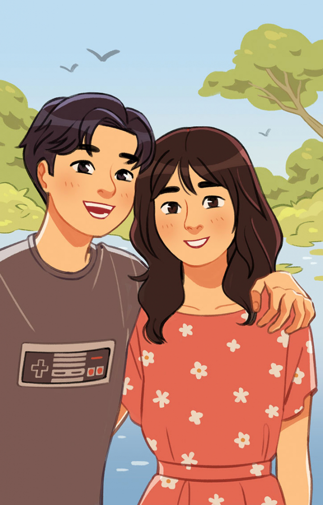 Illustration of Zach and Mai from Sweet and Sour