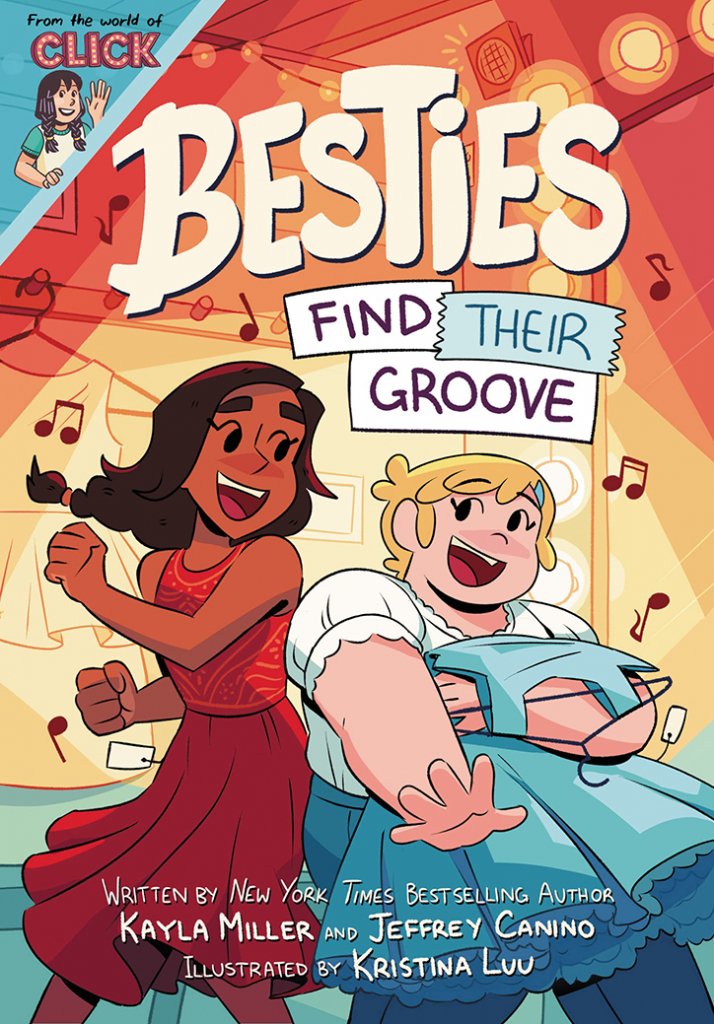 Book cover for Besties: Find Their Groove by Kayla Miller & Jeffrey Canino