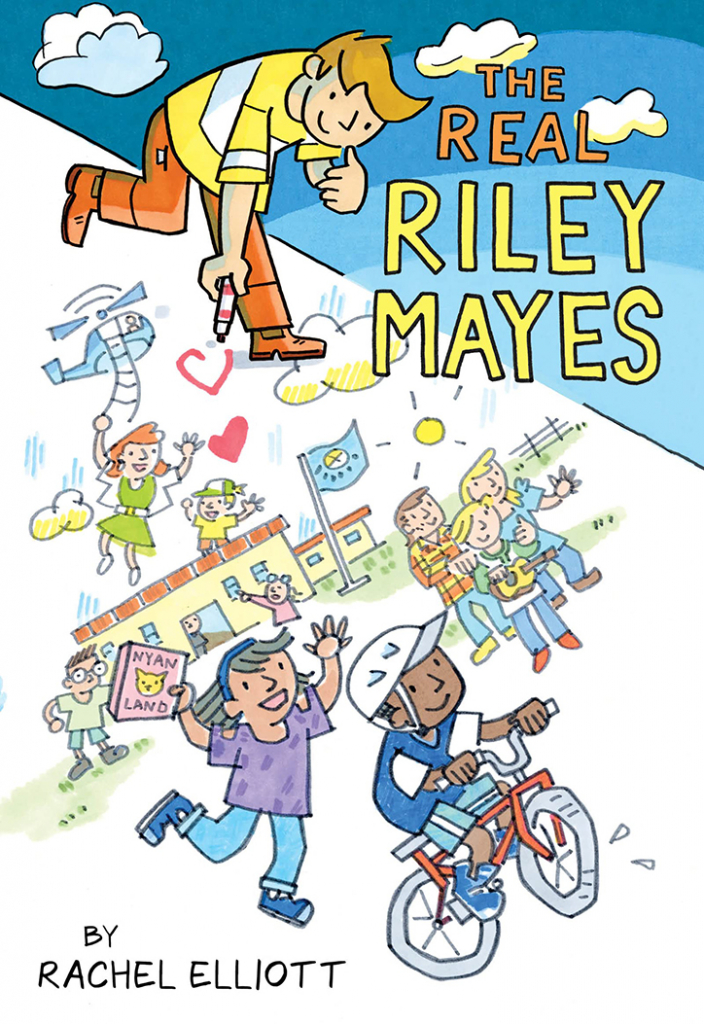 Book cover for The Real Riley Mayes by Rachel Elliott