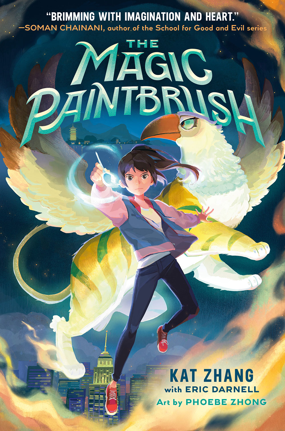 Book cover for The Magic Paintbrush by Kat Zhang