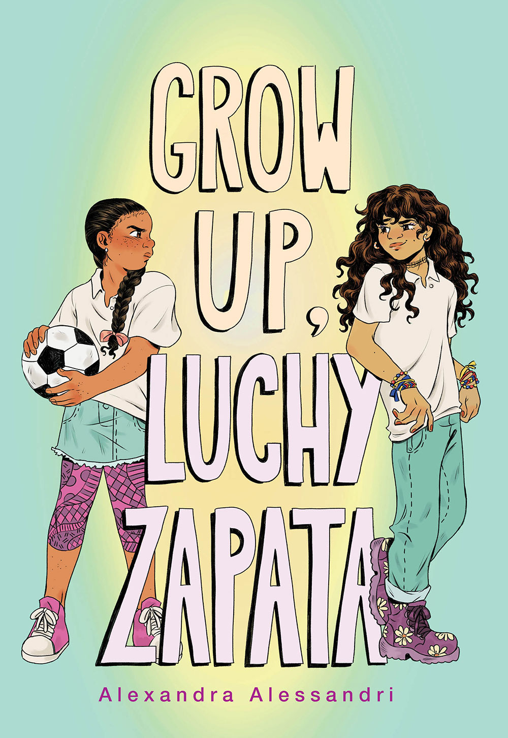 Book cover for Grow Up, Luchy Zapata by Alexandra Alessandri