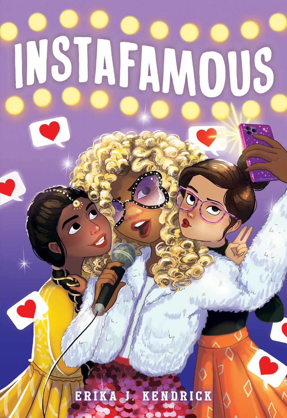 Book cover for Instafamous by Erika J. Kendrick