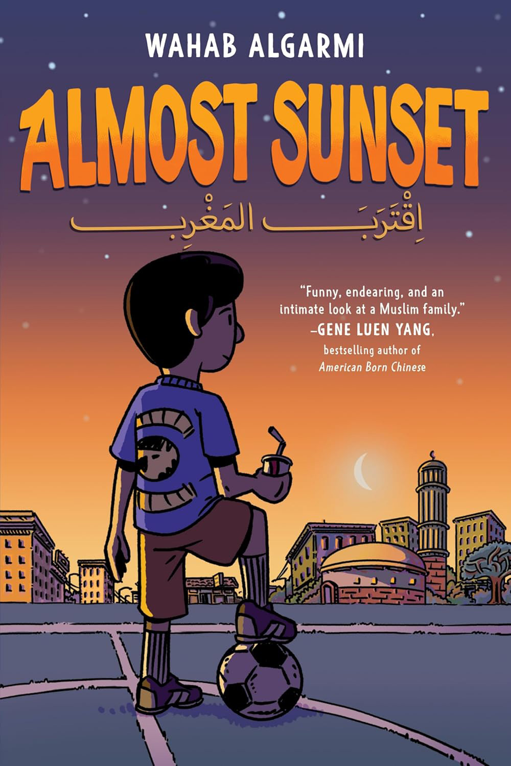 Book cover for Almost Sunset by Wahab Algarmi