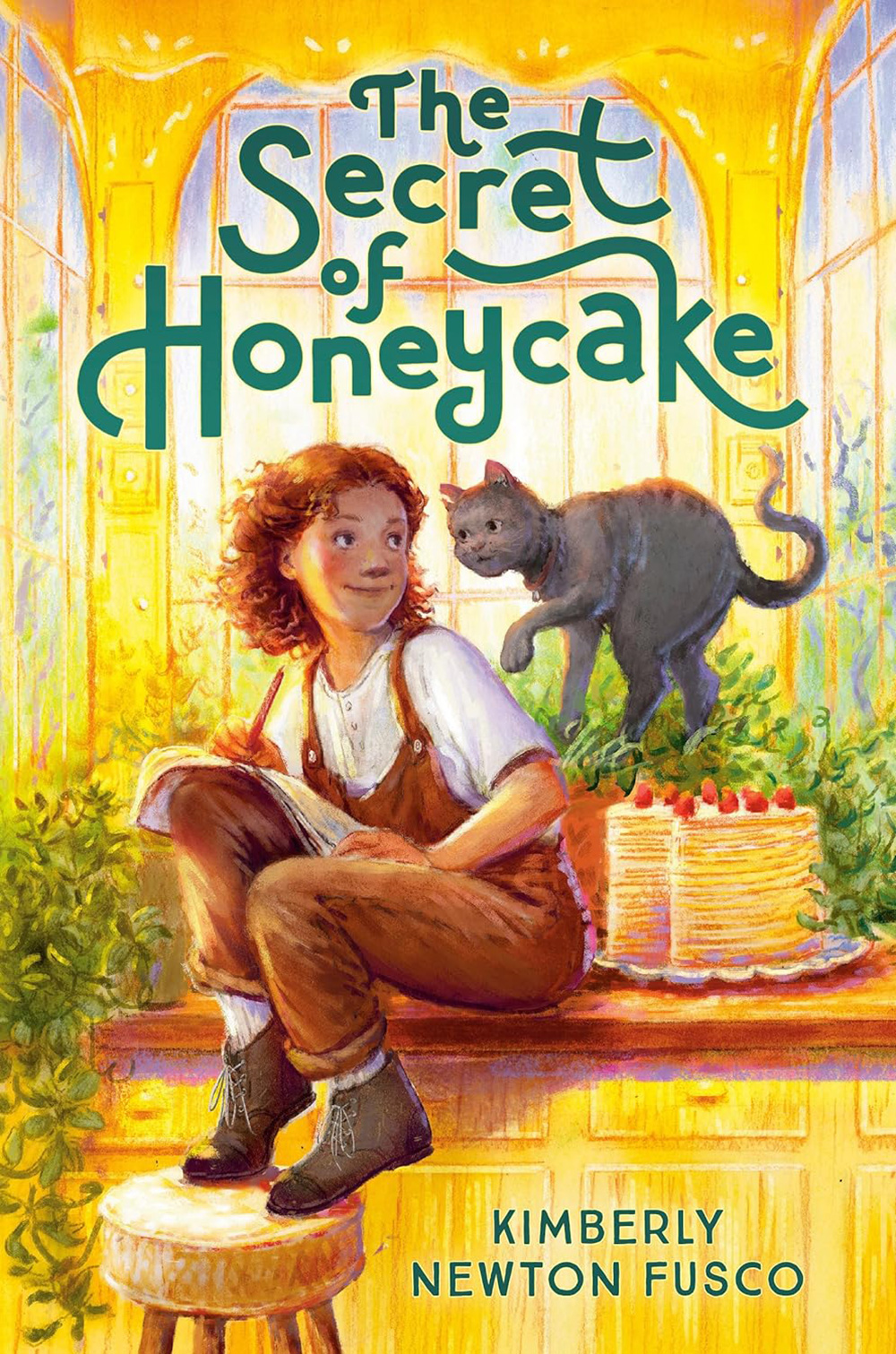 Book cover for The Secret of Honeycake by Kimberly Newton Fusco
