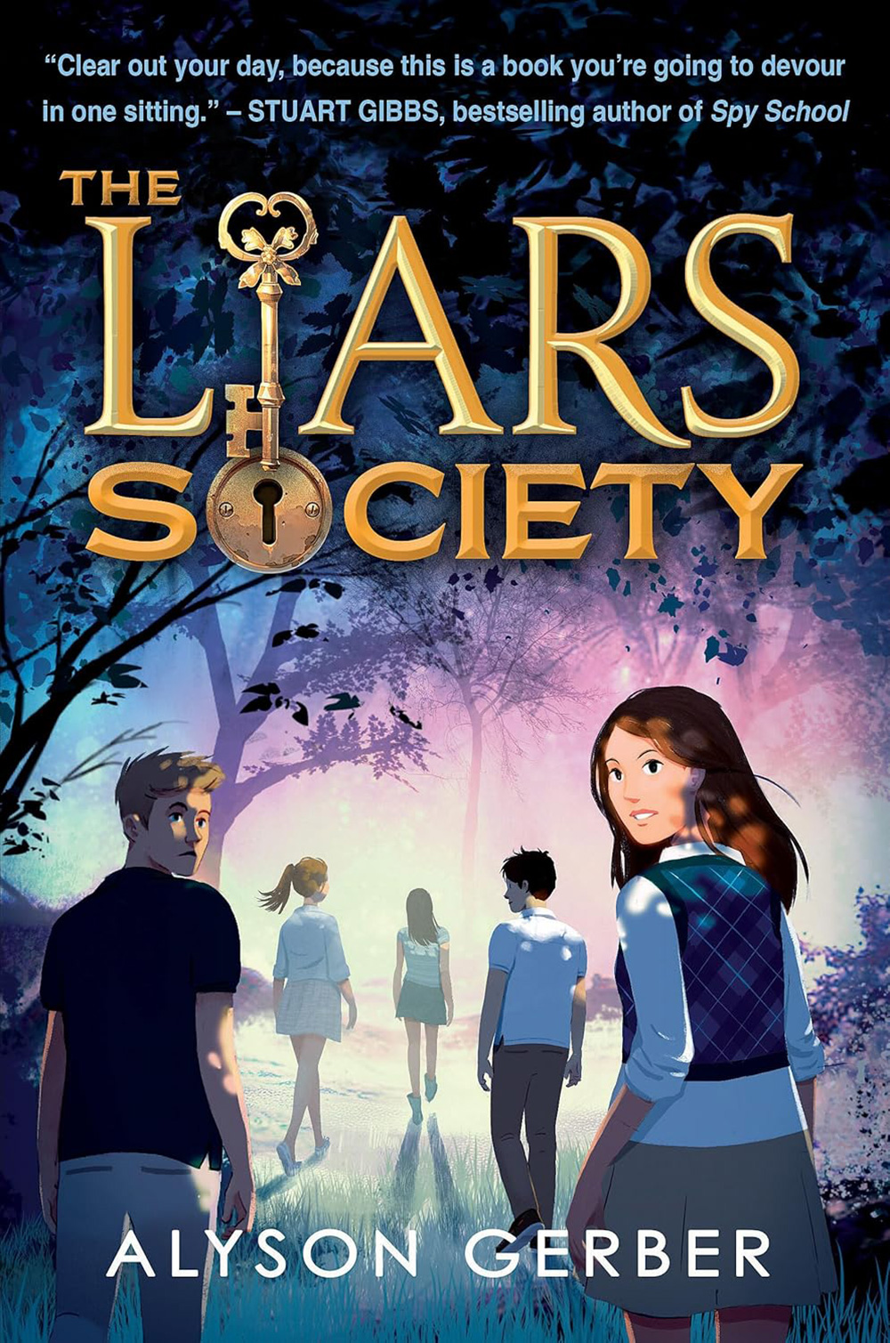 Book cover for The Liars Society by Alyson Gerber