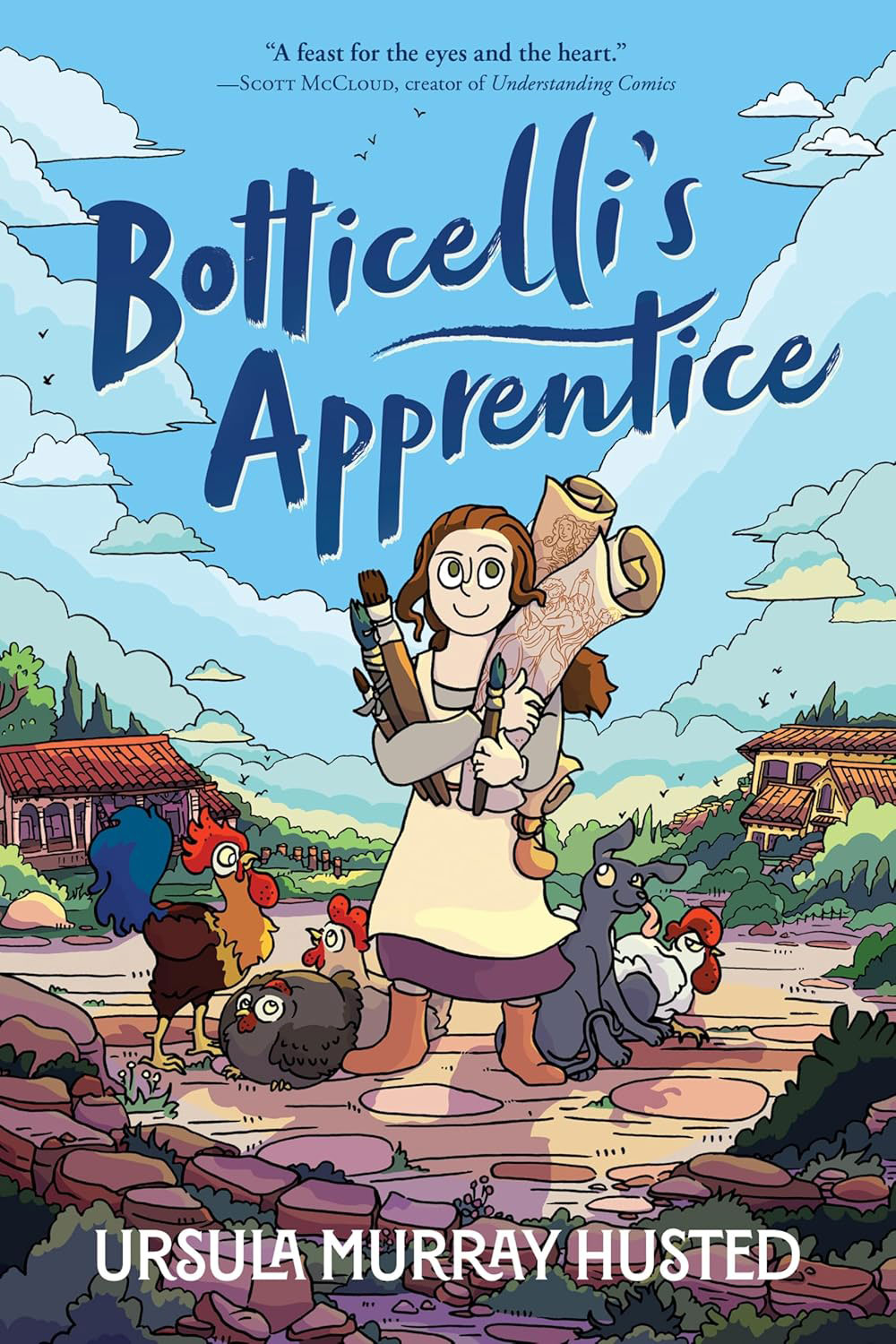 Book cover for Botticelli's Apprentice by Ursula Murray Husted