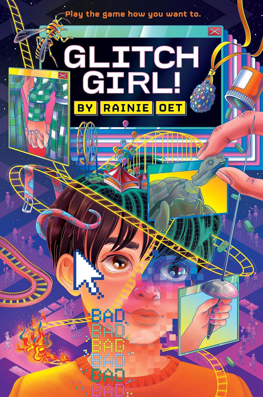 Book cover for Glitch Girl! by Rainie Oet