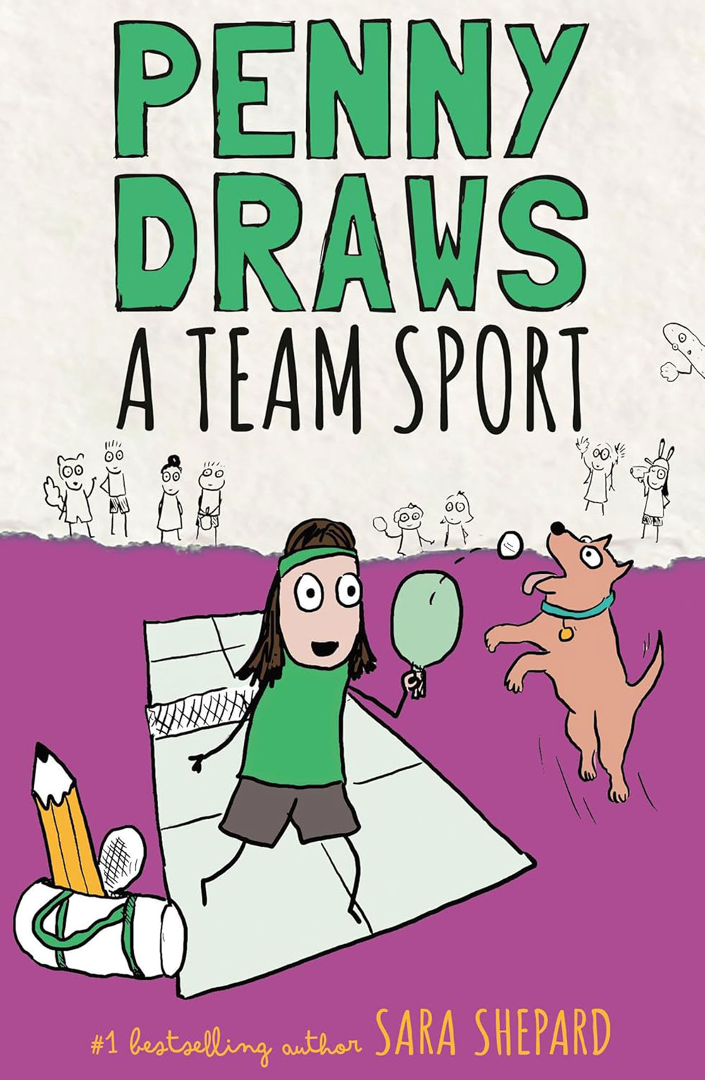 Book cover for Penny Draws a Team Sport by Sara Shepard