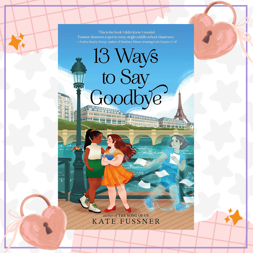 Prize graphic for our 13 Ways to Say Goodbye book giveaway. Fully detailed rules, entry form, & prize info detailed below this image.