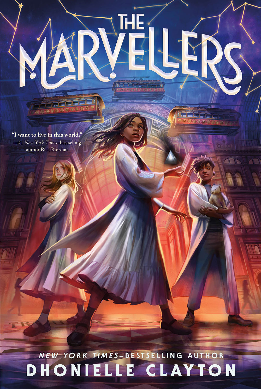 Book cover for The Marvellers by Dhonielle Clayton