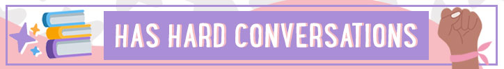 Graphic that reads "Has hard conversations"