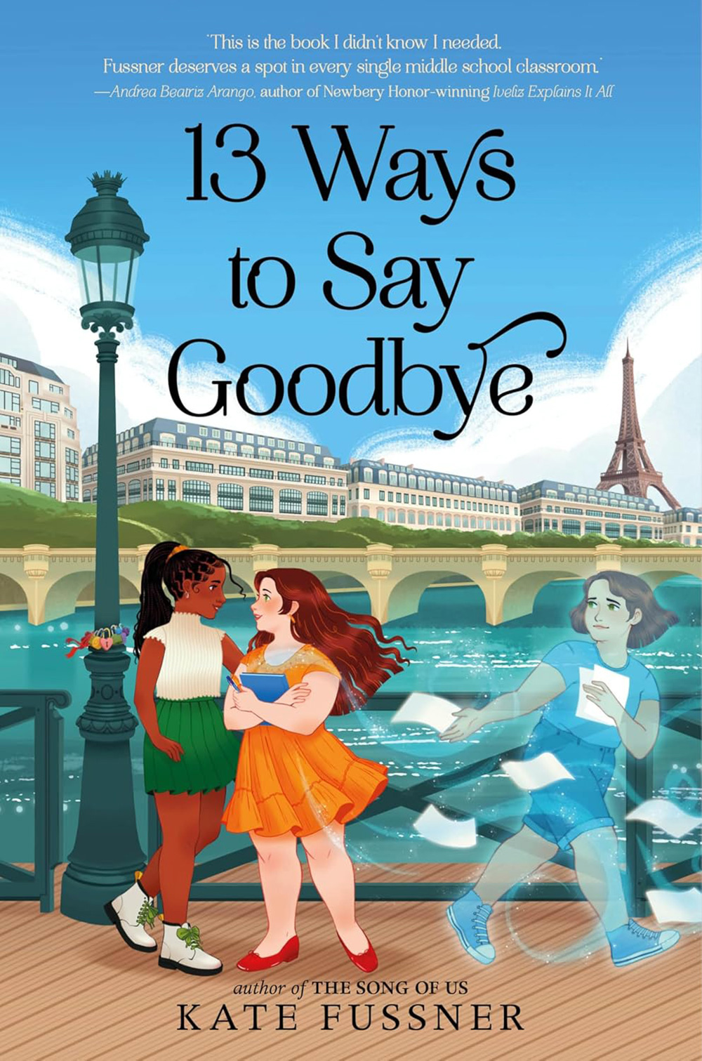 Book cover for 13 Ways to Say Goodbye by Kate Fussner