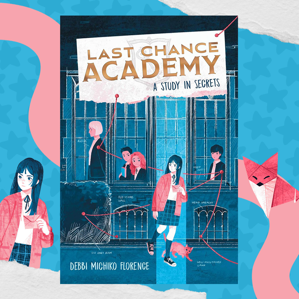 Prize graphic for our Last Chance Academy: A Study in Secrets book giveaway. Fully detailed rules, entry form, & prize info detailed below this image.