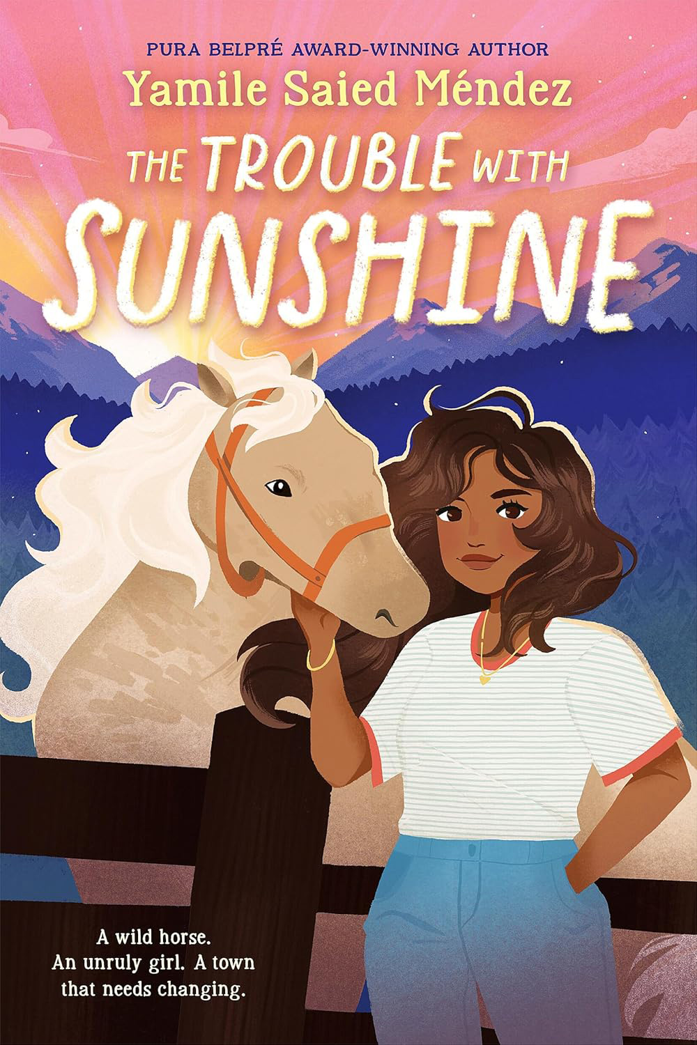 Book cover for The Trouble With Sunshine by Yamile