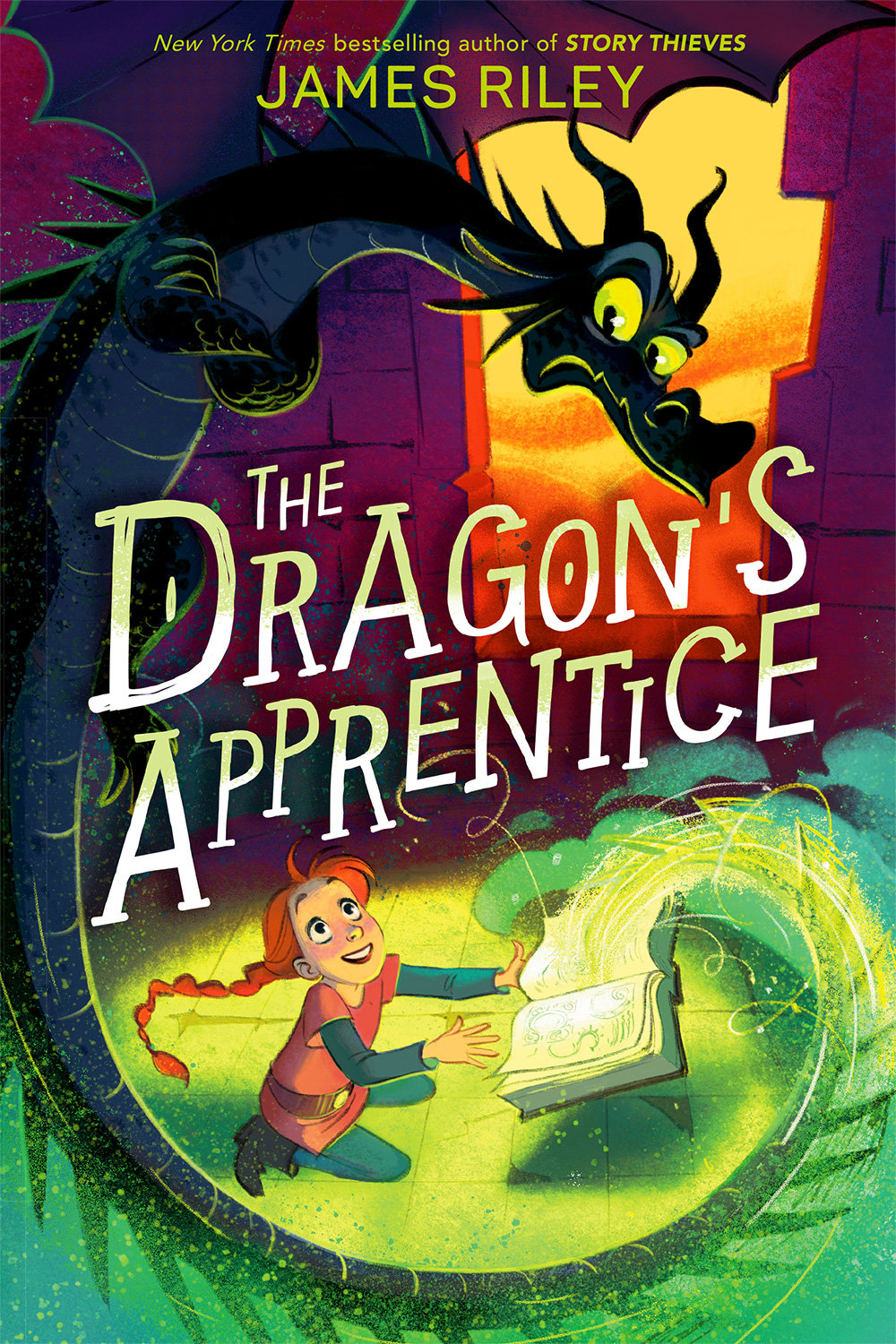Book cover for The Dragon's Apprentice by James Riley