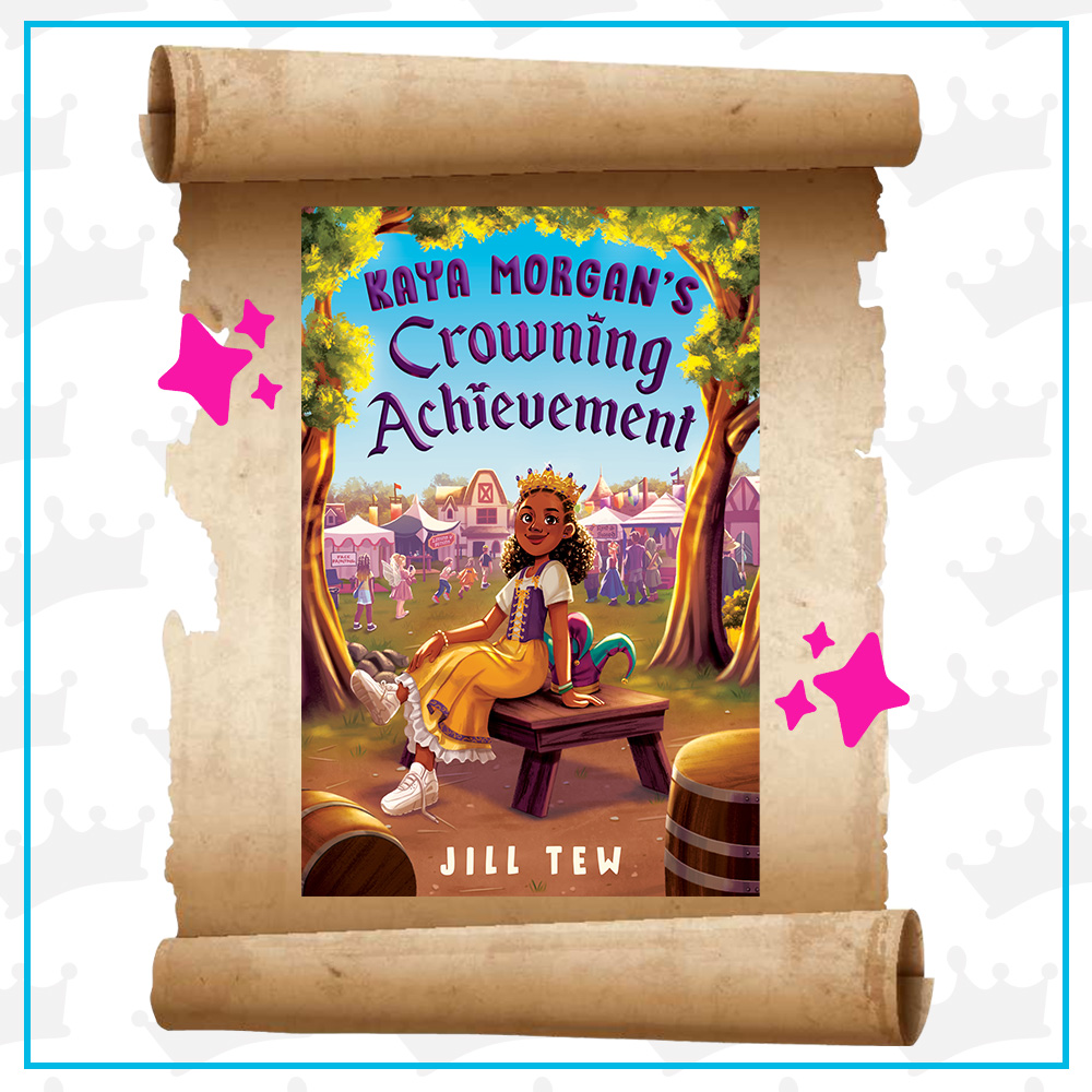 Prize graphic for our Kaya Morgan's Crowning Achievement book giveaway. Fully detailed rules, entry form, & prize info detailed below this image.