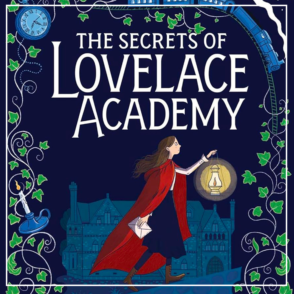 Zoomed in version of Lainey from the Secrets of Lovelace Academy cover