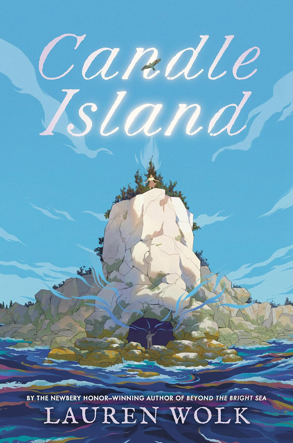 Book cover for Candle Island by Lauren Wolk