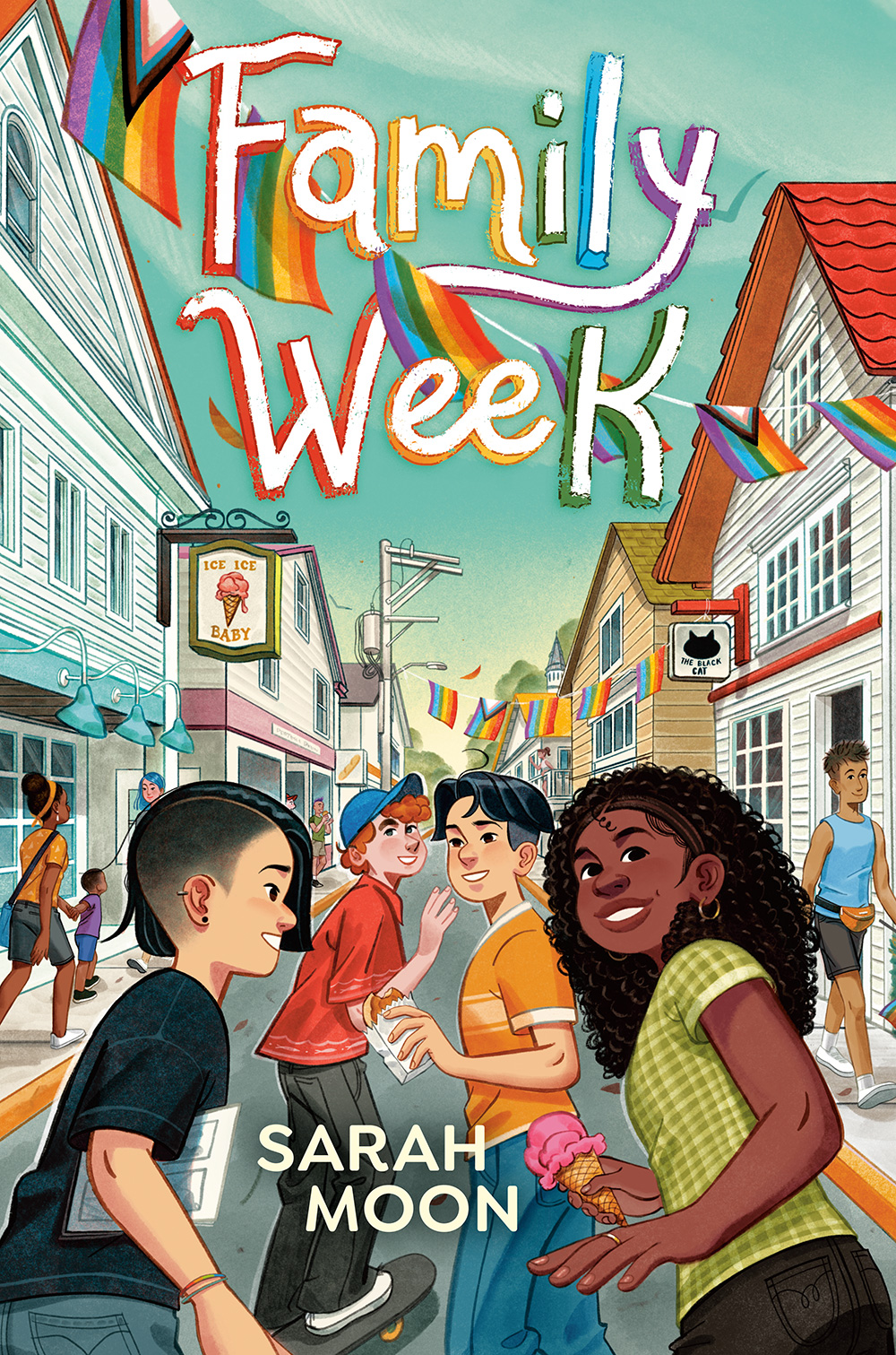 Book cover for Family Week by Sarah Moon