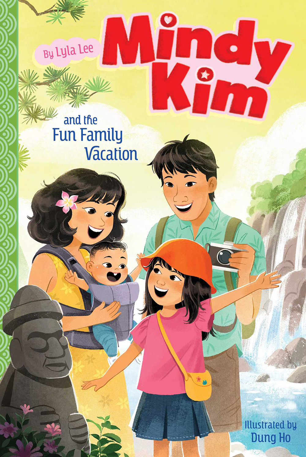 Book cover for Mindy Kim and the Fun Family Vacation by Lyla Lee
