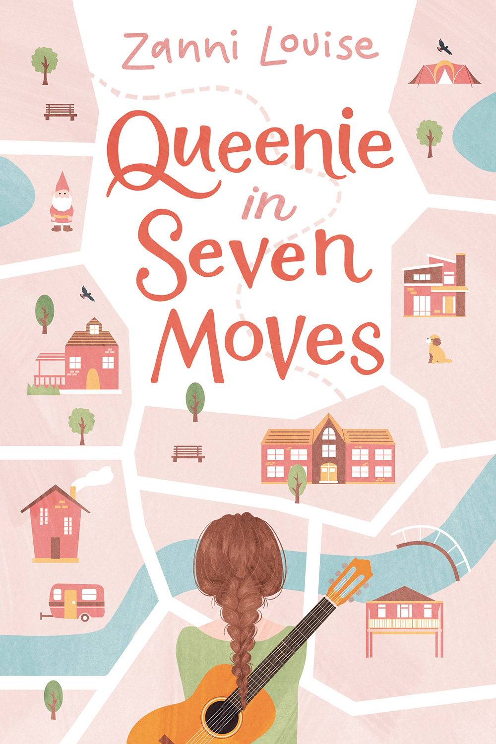 Book cover for Queenie in Seven Moves by Zanni Louise